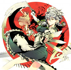 Картинка аниме touhou izayoi sakuya remilia scarlet