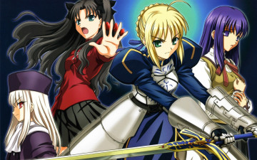 Картинка аниме fate stay night