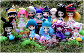 Картинка разное игрушки куклы разные много