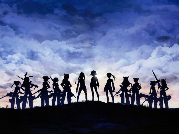 Обои картинки фото strike, witches, аниме