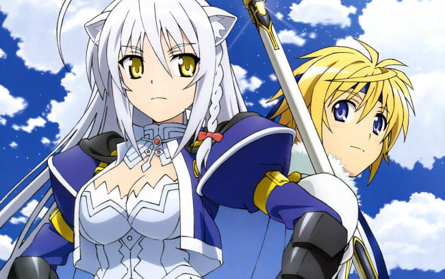 Обои картинки фото dog, days, аниме