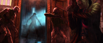 Картинка фэнтези люди оружие