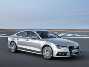 Картинка автомобили audi a7 sportback 3-0 tdi quattro 2014г светлый