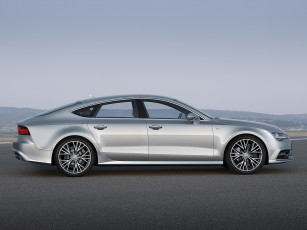 Картинка автомобили audi a7 sportback 3-0 tdi quattro 2014г светлый