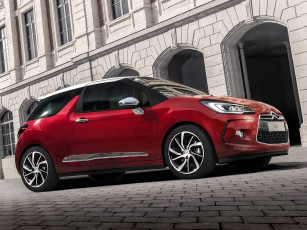 Картинка автомобили citroen citroеn ds3 красные