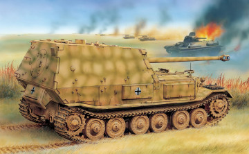 Картинка рисованные армия танк