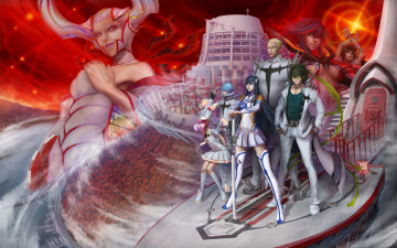 Картинка аниме kill+la+kill парни sanageyama uzu matoi ryuuko gamagoori ira персонажи школа магия mankanshoku mako jakuzure nonon inumuta houka kill la оружие улыбка девушки ixtian art kiryuuin ragyou satsuki взгляд