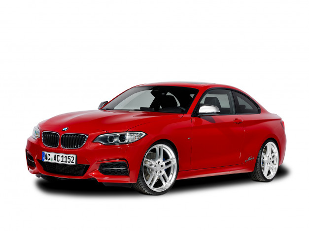 Обои картинки фото автомобили, bmw, schnitzer, 2014г, ac, f22, acs2, 3, 5i, красный