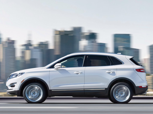 Обои картинки фото автомобили, lincoln, светлый, 2014г, mkc