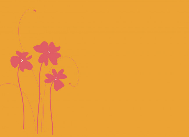 Обои картинки фото рисованные, минимализм, цветы