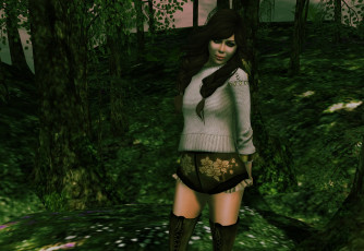 Картинка 3д+графика люди+ people фон девушка взгляд