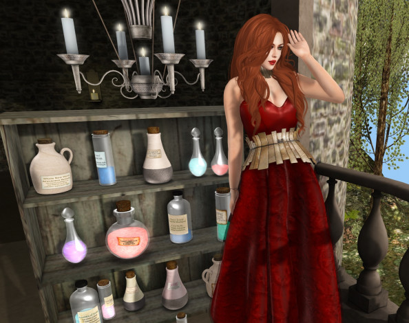 Обои картинки фото 3д графика, люди , people, рыжая, фон, девушка, взгляд