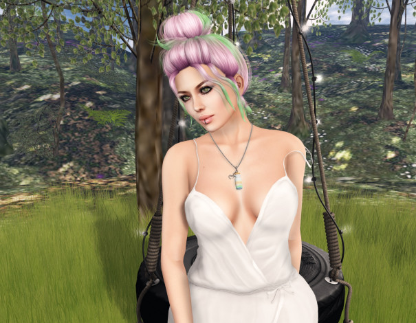 Обои картинки фото 3д графика, люди , people, взгляд, фон, девушка