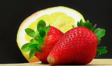 Картинка еда клубника +земляника ягоды