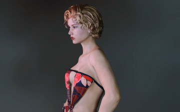 Картинка 3д+графика люди+ people фон взгляд девушка