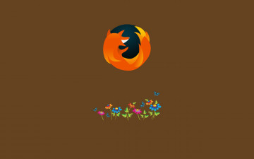 Картинка компьютеры mozilla+firefox логотип фон