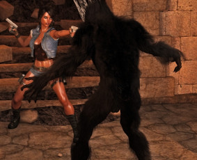 Картинка 3д+графика фантазия+ fantasy девушка взгляд фон