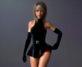 Картинка 3д+графика люди+ people фон взгляд девушка