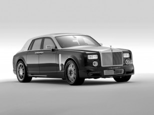 Картинка автомобили rolls-royce роллс-ройс phantom conquistador черный
