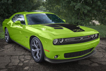 Картинка dodge+challenger+rt автомобили dodge спорткар