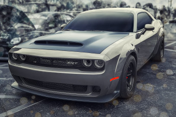 Картинка dodge+challenger+srt+demon автомобили dodge спорткар