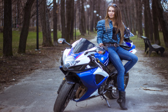 Картинка мотоциклы мото+с+девушкой девушки