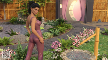 Картинка 3д+графика люди+ people девушка взгляд фон