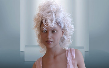 Картинка 3д+графика люди+ people фон взгляд девушка