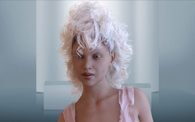 Обои картинки фото 3д графика, люди , people, фон, взгляд, девушка