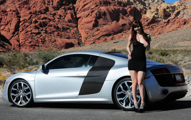 Обои картинки фото автомобили, -авто с девушками, девушки, авто