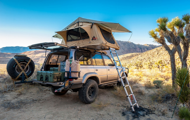 Обои картинки фото автомобили, toyota, кемпинг