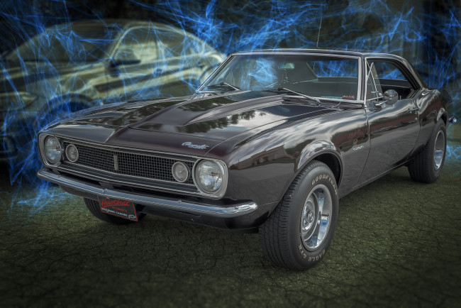 Обои картинки фото chevrolet camaro 