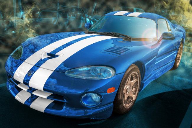 Обои картинки фото dodge viper gts, автомобили, dodge, спорткар