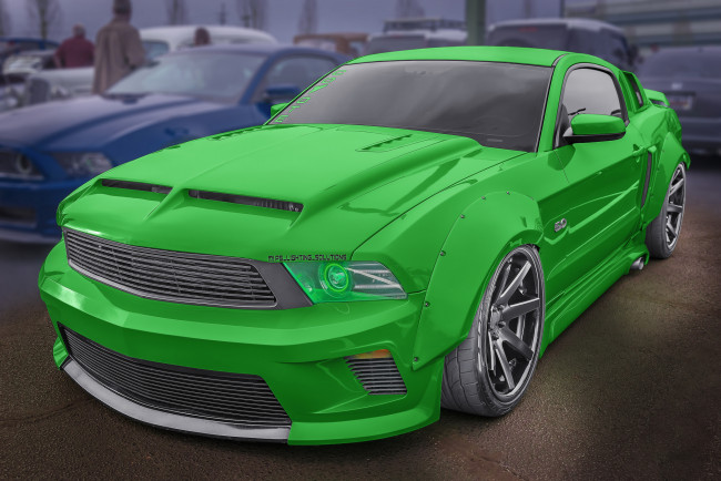 Обои картинки фото ford mustang 5, 0 coyote, автомобили, mustang, спорткар