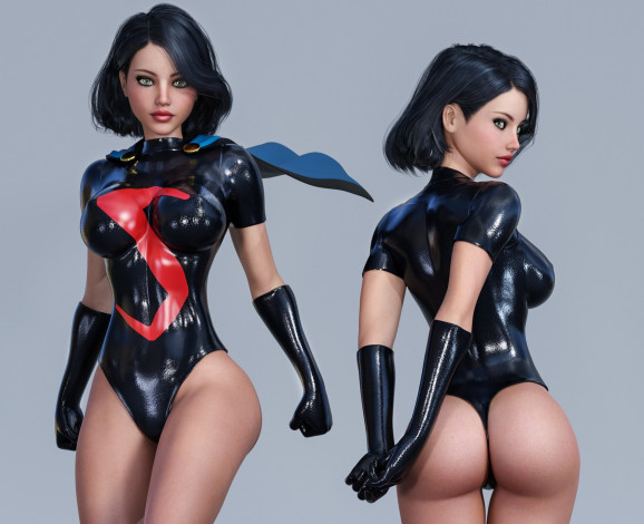 Обои картинки фото 3д графика, люди , people, фон, взгляд, девушка