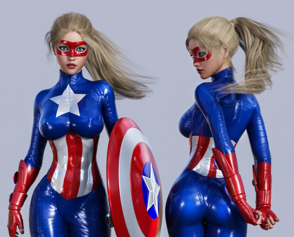 Обои картинки фото 3д графика, люди , people, взгляд, девушка, фон