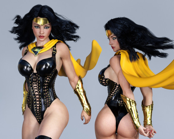 Обои картинки фото 3д графика, люди , people, фон, взгляд, девушка