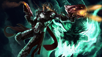 Картинка видео+игры league+of+legends мужчина фон униформа маска оружие