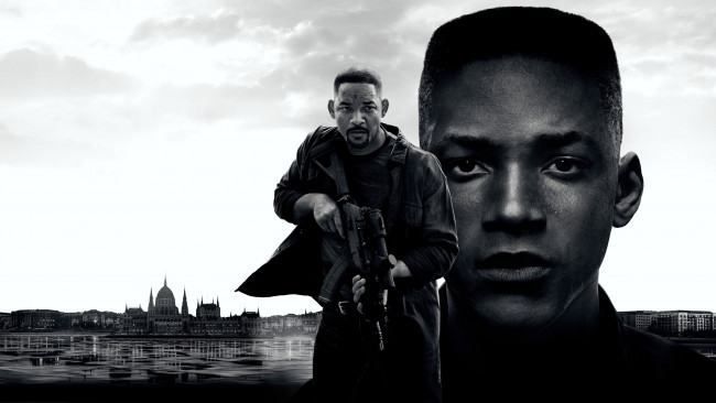 Обои картинки фото gemini man , 2019, кино фильмы, gemini man, гемини, постер, уилл, смит, боевик, фантастика