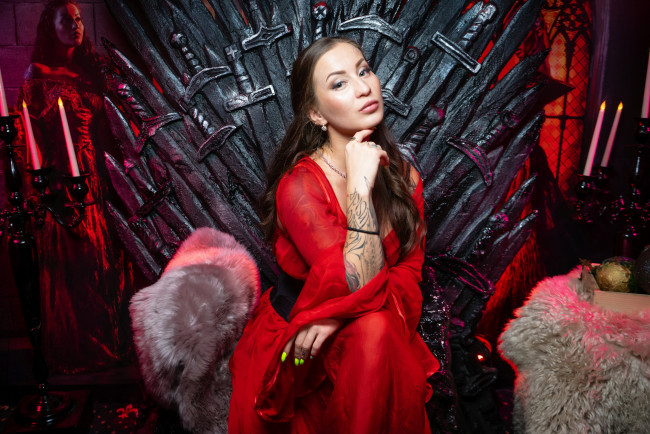 Обои картинки фото девушки, - креатив,  косплей, golden, girls, ночной, клуб, модель