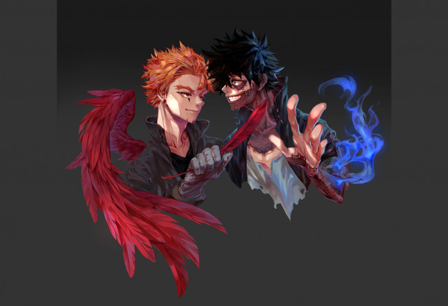 Обои картинки фото аниме, boku no hero academia, моя, геройская, академия