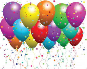 обоя векторная графика, другое , other, шарики, звездочки