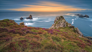 Картинка the+cap+sizun brittany france природа побережье the cap sizun