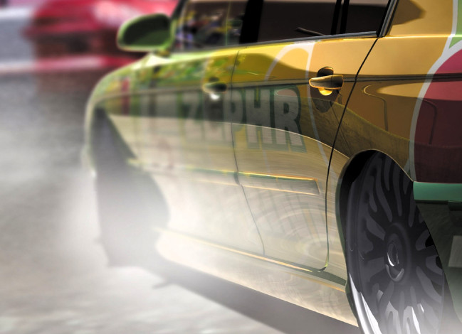 Обои картинки фото видео игры, world touring cars, машина, гонка, пыль