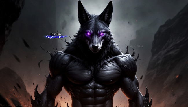 Обои картинки фото демон нибрас,  по книге “дингир”, 3д графика, фантазия , fantasy, демоны, по, книге, дингир, арт, обои, оборотни, иллюстрации