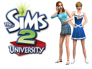 обоя sims, the, university, видео, игры