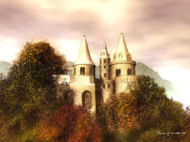 Обои картинки фото фэнтези, замки