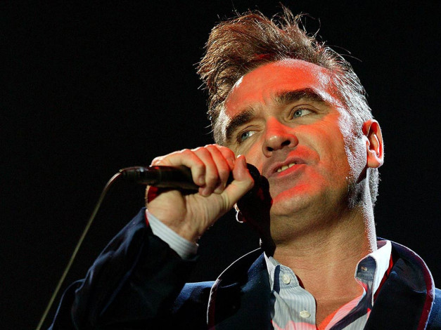 Обои картинки фото morrissey, музыка