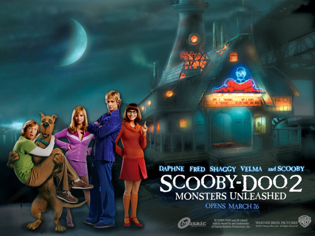 Обои картинки фото scooby, doo, monsters, unleashed, кино, фильмы