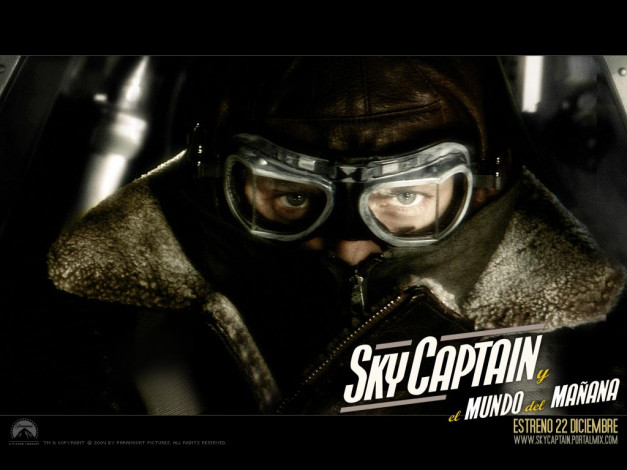 Обои картинки фото sky, captain, and, the, world, of, tomorrow, кино, фильмы